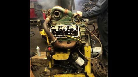 Detroit Diesel 6v53 turbo with Jake brakes - YouTube