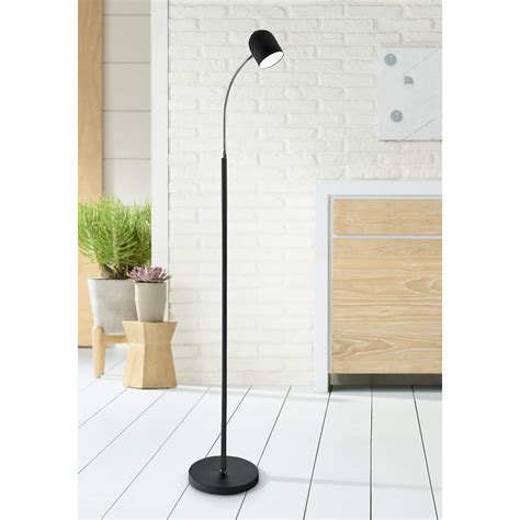 Noah Black Metal LED Floor Lamp - #60A50 | Lamps Plus