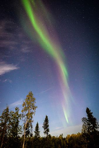 Yellowknife Aurora Borealis Stock Photo - Download Image Now - iStock