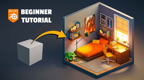 Isometric 3D Room in Blender | Beginner Tutorial - YouTube