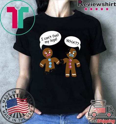 Funny Gingerbread Men Christmas Shirt - OrderQuilt.com