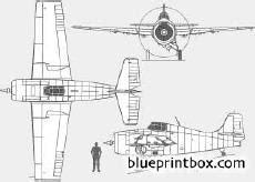 grumman f4f wildcat 1937 usa - BlueprintBox.com - Free Plans and Blueprints of Cars, Trailers ...