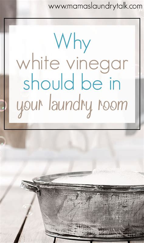 Why White Vinegar Should Be in Your Laundry Room