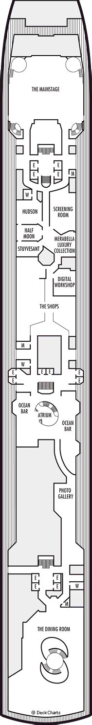 Holland America Oosterdam Deck Plans: Ship Layout, Staterooms & Map ...