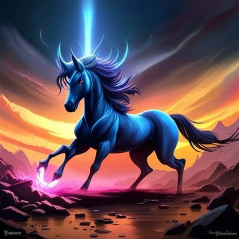 Dark unicorn , amazingly hyperdetailed a masterpiece, 8k resolution ...