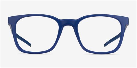 Club Square Blue Glasses for Men | EyeBuyDirect