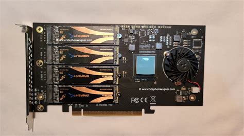 IOCREST IO-PEX40152 PCIe x16 to Quad M.2 NVMe PEX Switch PCIe Card Review - The Tech Journal