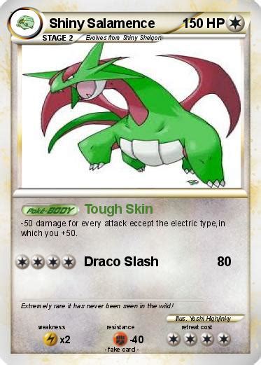 Pokémon Shiny Salamence - Tough Skin - My Pokemon Card