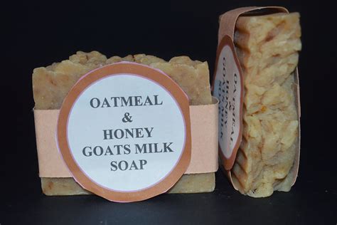 Oatmeal Milk & Honey Goats milk Soap | peaches-and-cream