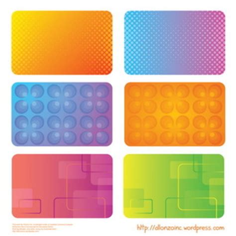 Colorful Business Cards 2 | FreeVectors