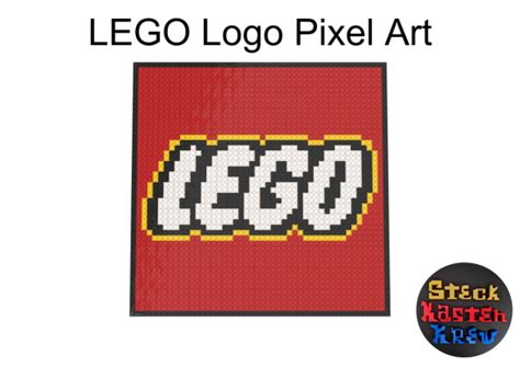 Lego Logo Pixel Art (Steck Kasten Krew) - Eigenbauten MOCs - Noppensteinwelt.de - Noppenzähler ...