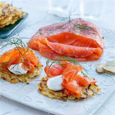 Honey Cured Salmon and Potato Rosti Recipe | Gourmet Food Store