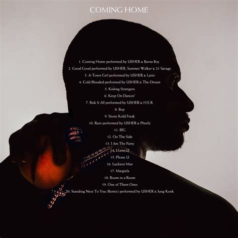 Usher Shares 'Coming Home' Tracklist