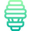 Energy saving light - free icon