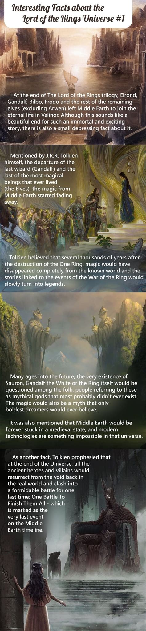 Interesting Facts about the Lord of the Rings Universe #1 | Lord of the rings, Middle earth ...