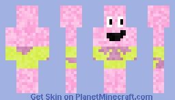 Patrick Star Minecraft Skin