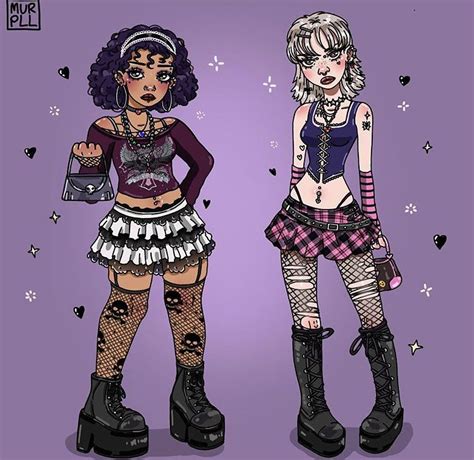 Alt Outfit Ideas Drawing