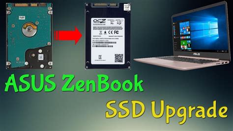 ASUS ZenBook SSD Upgrade - YouTube