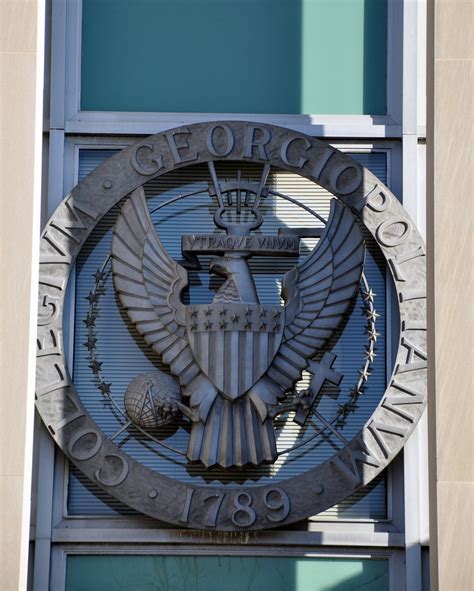 Georgetown University Seal | Emblem on the front of a buildi… | Flickr