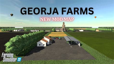 "GEORJA FARMS" FS22 Map Tour/Review | New Mod Map | Farming Simulator 22 | PS5 - YouTube