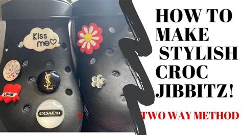 HOW TO MAKE CROC JIBBITZ/DIY CUTE CROCS JIBBITZ CHARMS | Crocs jibbitz, Crocs, Badges diy