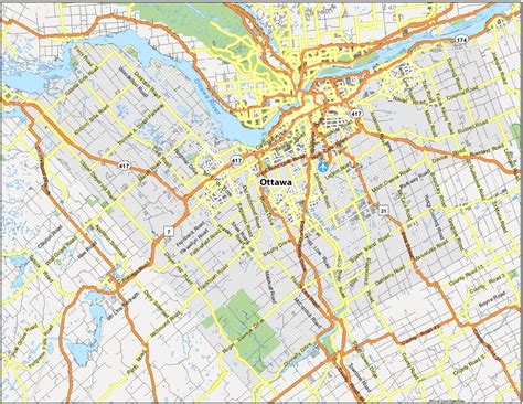 Map of Ottawa, Canada - GIS Geography