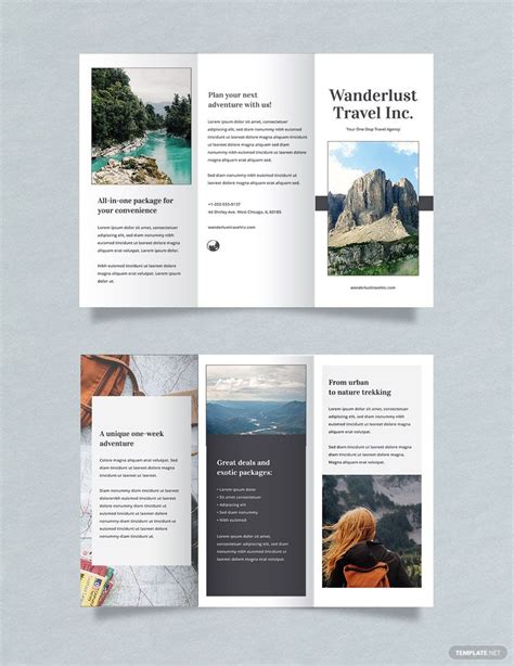 Free Travel Brochure Template For Students Pdf - Printable Form, Templates and Letter