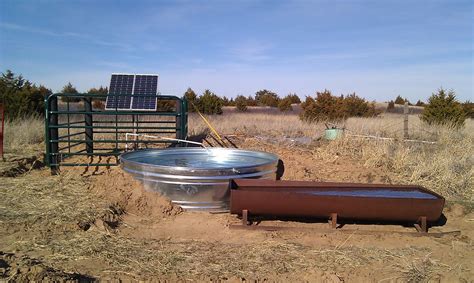 Here's the finished solar pump installation. | Becky McCray | Flickr