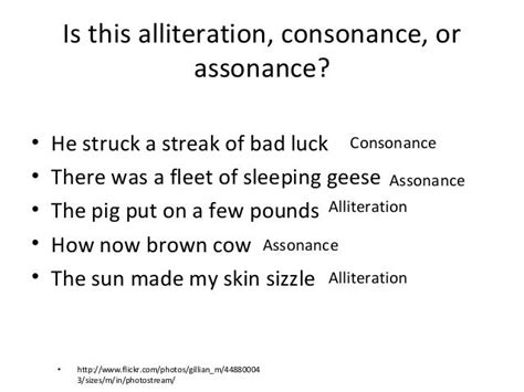 CONSONANCE EXAMPLES - alisen berde