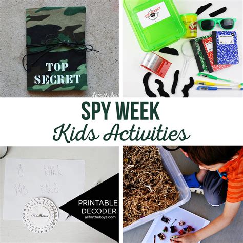 Spy Kids Activities - The Crafting Chicks