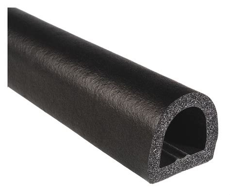 TRIM LOK INC Rubber Seal, D-Shaped, 1 in. H, 100 ft. L - 48RM47|X5272HT-100 - Grainger