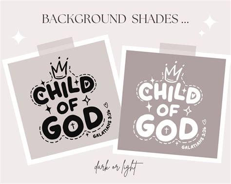 Child of God PNG SVG Child God Svg Faith Svg Nursery Svg Toddler Svg God PNG Cricut Silhouette ...