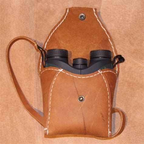 Handmade Leather Compact Binocular Case 9 x 21mm by LeatherWurx