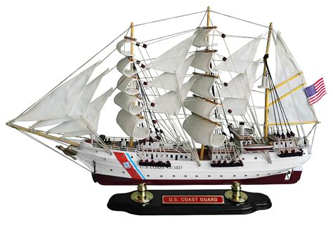 Buy SAILINGSTORY Wooden Model Ship US Coast Guard Eagle Barque Ship ...