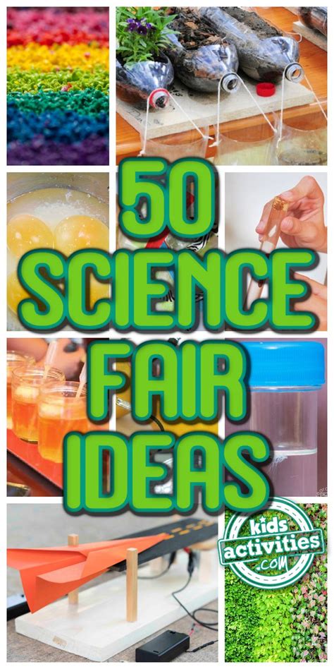 50 Cool Science Fair Project Ideas for Elementary to High School Kids ...