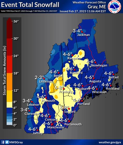 Up to 6 inches of snow expected to hit Seacoast Tuesday, with two more storms to follow