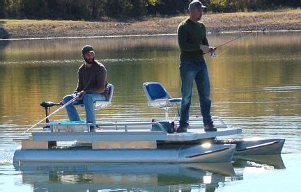 Brand New 12 ft Two Person Sport Pontoon Fishing Boat