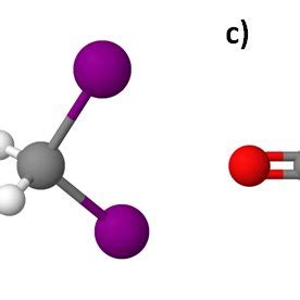 The molecules studied: (a) iodomethane, (b) diiodomethane, and (c ...