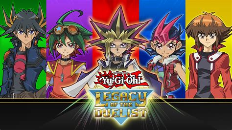 Download Yugi Mutou Jaden Yuki Yusei Fudo Yūma Tsukumo Yuya Sakaki Video Game Yu-Gi-Oh! Legacy ...