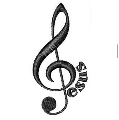 Jesus Musical Note | Music tattoos, Music notes drawing, Music notes