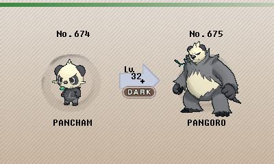 Pancham Pokemon Evolution Chart