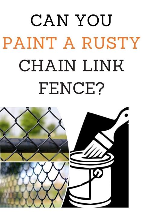 Can you paint a rusty chain link fence? | Chain link fence, Painted chain link fence, Chain link ...