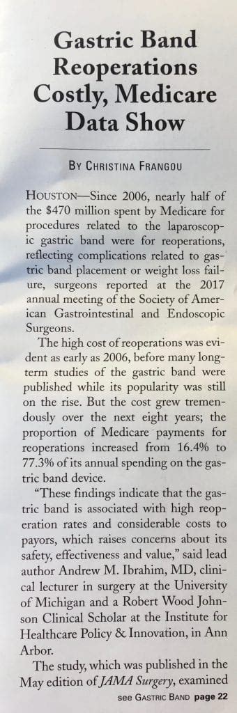 Gastric Band Complications - DSSurgery