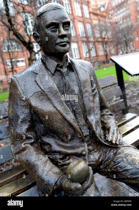 Alan Turing Statue, Manchester Stock Photo - Alamy