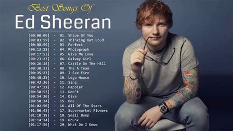 Best Of Ed Sheeran 2019 || Ed Sheeran Greatest Hits Full Album | Ed sheeran, Songs, Best songs