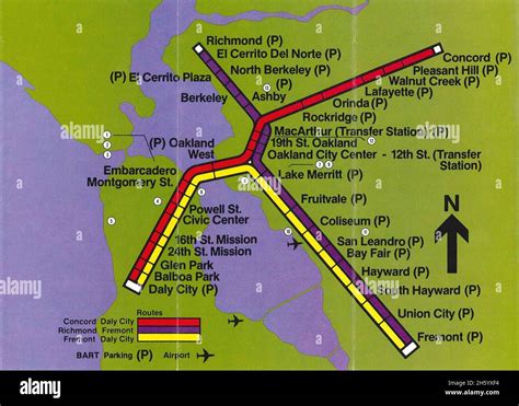 Embarcadero Bart Station Map