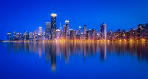 Chicago Skyline Wallpaper 4K