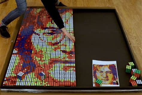 Rubik's Cube Mosaics - PhotoMosaic.org Rubik's Cube Mosaics