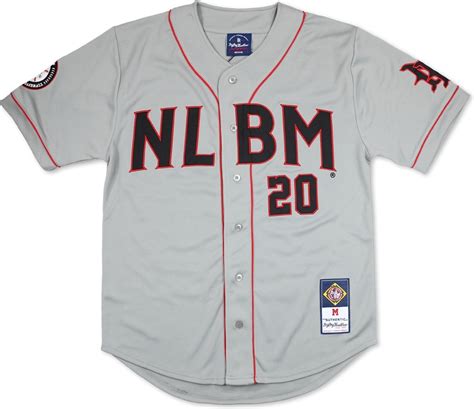 Big Boy Negro League Commemorative S7 Mens Baseball Jersey [Grey - XL ...