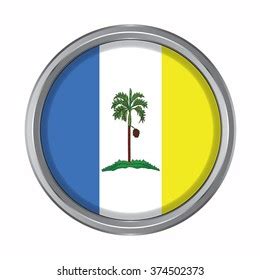 3d Button Flag Penang State Federal Stock Vector (Royalty Free) 409031959 | Shutterstock